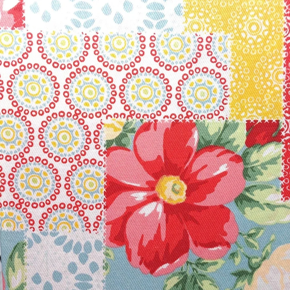 New The Pioneer Woman (3) Piece Patchwork Curtain Floral 30